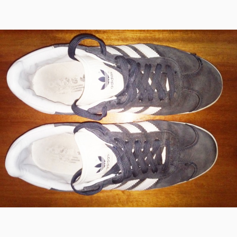 Фото 9. Продам б/у бело-черные оригинальные кроссовки Adidas Gazelle