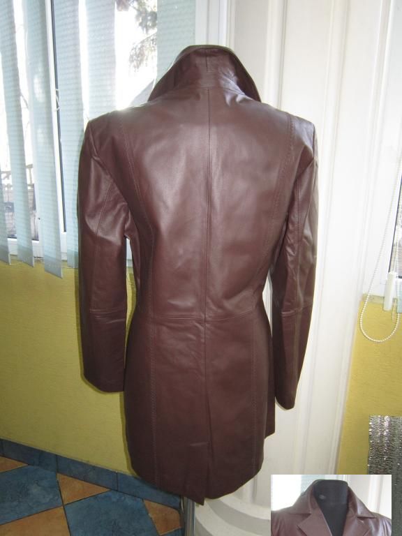 Фото 2. Классная женская кожаная куртка-пальто LAURA SCOTT. Англия. Лот 911