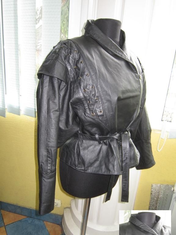 Фото 2. Крутая женская кожаная куртка-косуха CA. Голландия. Лот 156
