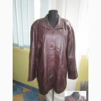 Большая женская кожаная куртка Echtes Leder. Германия. Лот 654