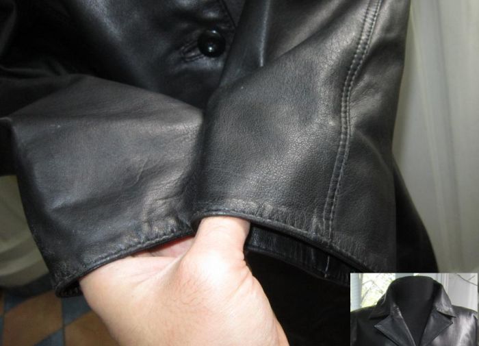 Фото 5. Стильный женский кожаный плащ PEGAS. Испания. Лот 596