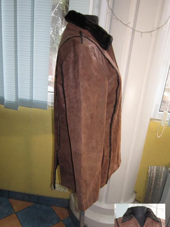 Фото 4. Классная тёплая женская кожаная куртка. Германия. Лот 870