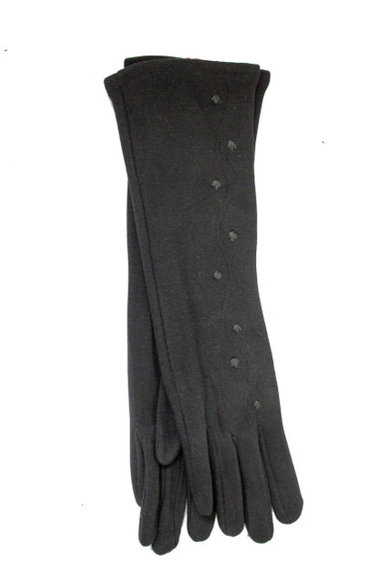 Фото 2. Перчатки женские стрейчевые удлиненные на меху