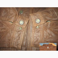 Большая утеплённая кожаная мужская куртка MAN#039;S WORLD. Лот 784