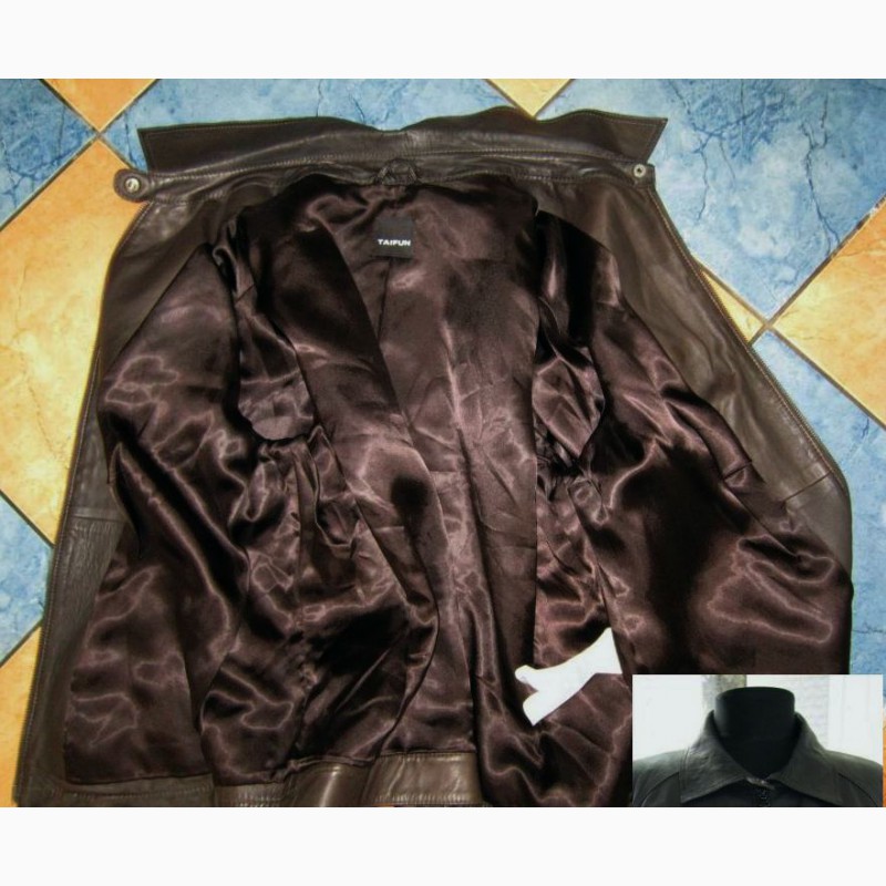Фото 8. Классная женская кожаная куртка TAIFUN. Индия. Лот 913