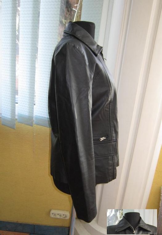 Фото 5. Модная женская кожаная куртка JUST FOR JOY. Лот 923