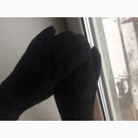 Перчатки Черный лебедьи шапка