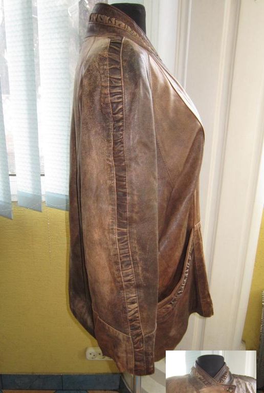 Фото 6. Стильная женская кожаная куртка. Лот 467