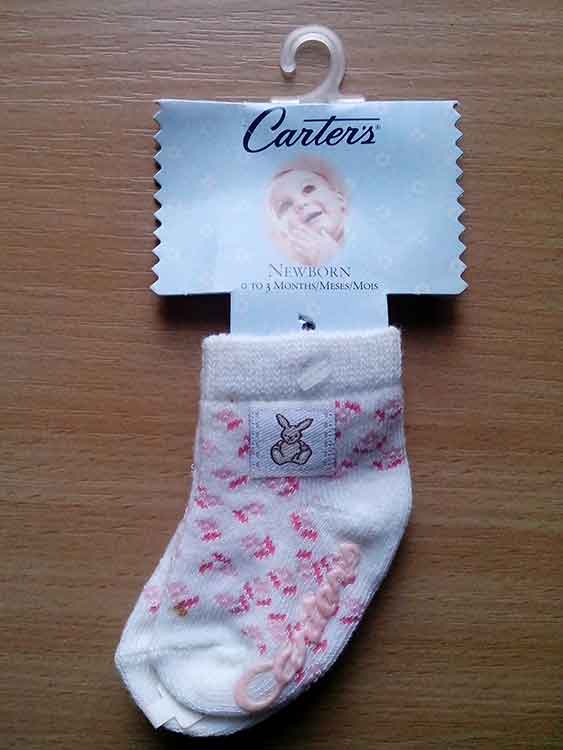 Носочки Carters для новорожденных