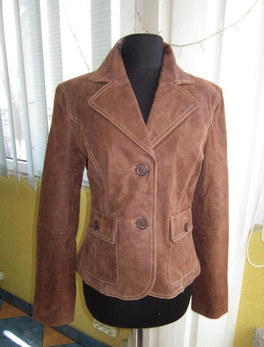 Фото 2. Женская кожаная куртка - пиджак MICHELE BOYARD. Франция. Лот 915