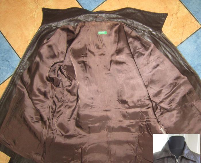 Фото 3. Лёгкая женская кожаная куртка BENETTON. Англия. Лот 925