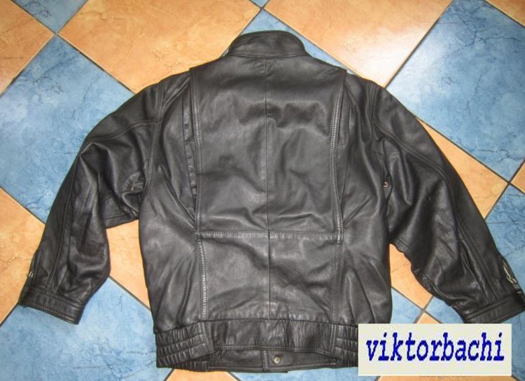 Фото 3. Маленька шкіряна чоловіча куртка - бомбер VMC (Echtes Leder). Німеччина. 48р. Лот 1100
