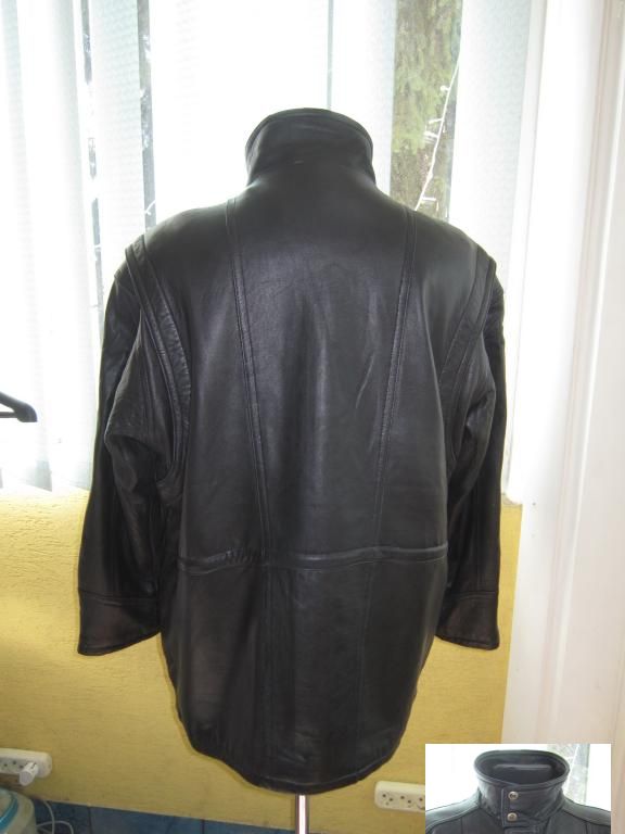 Фото 2. Большая кожаная мужская куртка Barisal. Лот 989