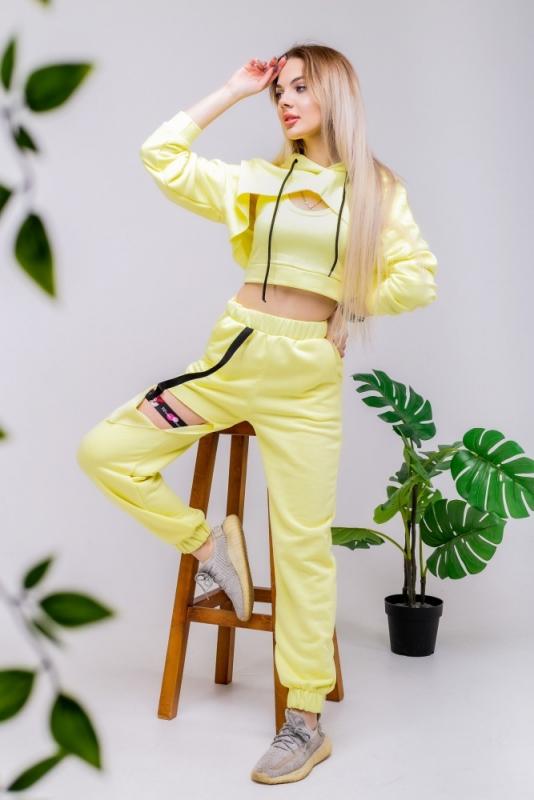 Фото 2. Продается лимонный костюм женский летний «LOOP»