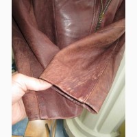 Стильная женская кожаная куртка-косуха New Fast (CA). Голландия. Лот 158. Винтаж