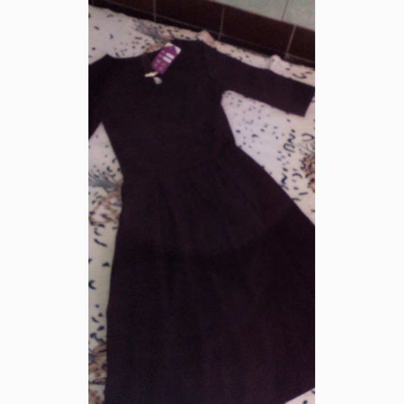 Фото 9. Сукня кольору марсала з прикрасою(р.44)/платье темно-сливового цвета с украшением