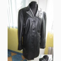 Оригинальная женская кожаная куртка-плащ AVITANO. Германия. Лот 942