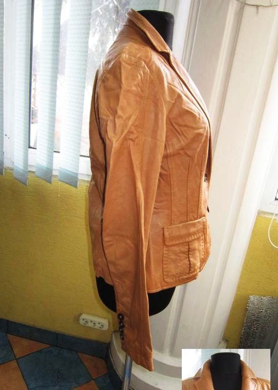 Фото 6. Стильная женская кожаная куртка- пиджак RENE LEZARD. Франция. Лот 470