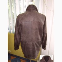 Тёплая кожаная мужская куртка PAOLO NEGRATO. Италия. Лот 545