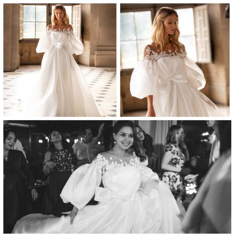 Фото 6. Свадебное платье, болеро от дорогого итальянского бренда Milla Nova