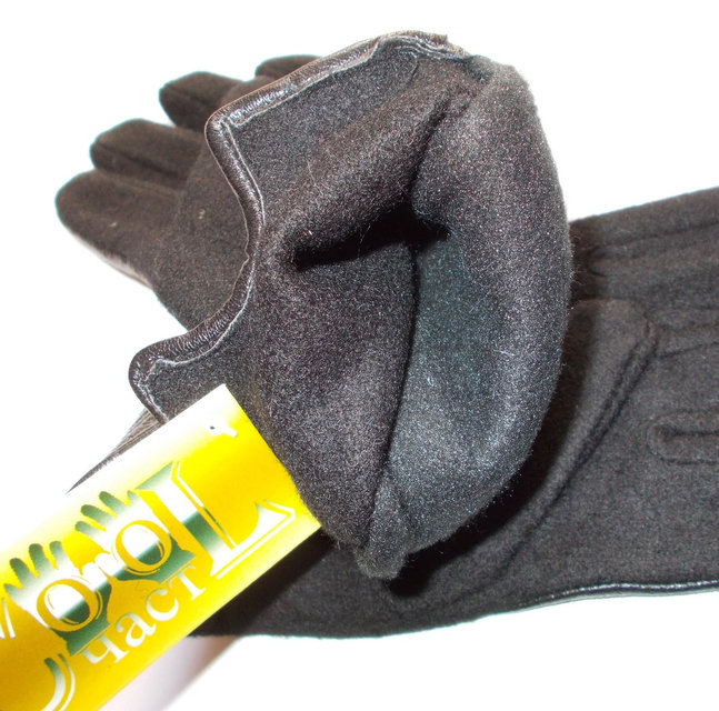 Фото 3. Кашемировые перчатки ( кожа)
