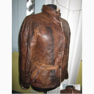 Стильная женская кожаная куртка-косуха. Германия. Лот 786