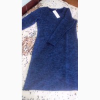 Сукні з ангори(50, 52, 54р-ри)/платья из ангоры темно-сливового и синего цвета
