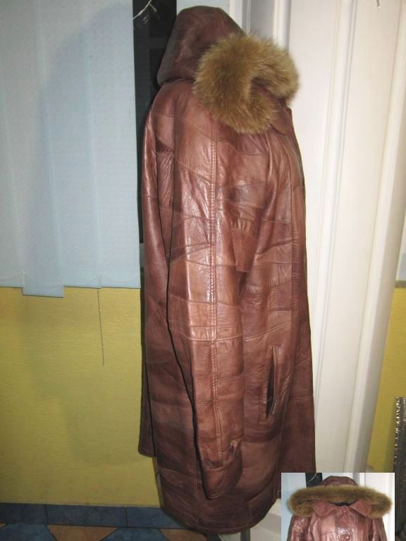 Фото 5. Качественная женская кожаная куртка с капюшоном. Германия. 60р. Лот 57