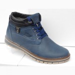 Ботинки кожаные зимние Arrow синие