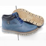 Ботинки кожаные зимние Arrow синие
