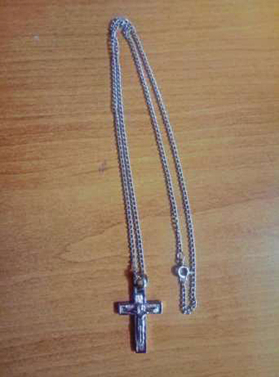 Фото 2. Продам крестик на цепочке под серебро в Одессе