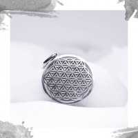 Срібний кулон «Квітка життя»