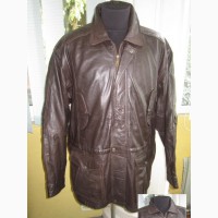 Большая мужская кожаная куртка Real Leather. Германия. Лот 983