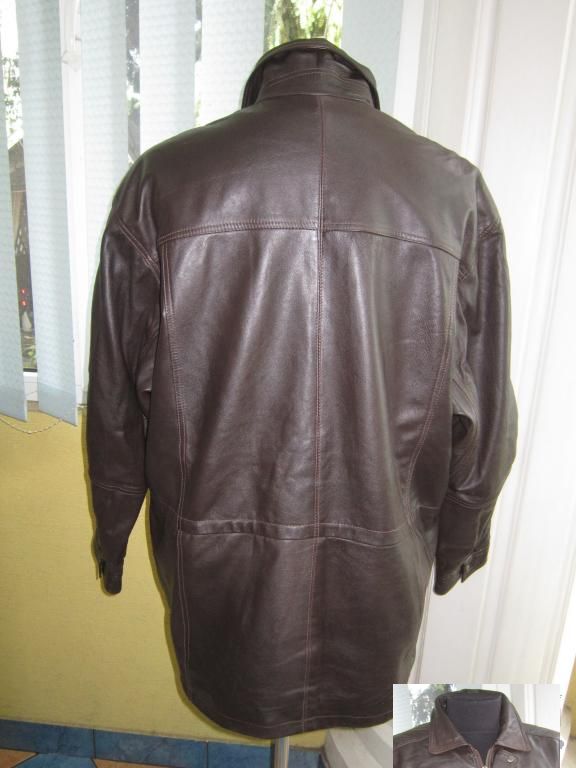 Фото 2. Большая мужская кожаная куртка Real Leather. Германия. Лот 983