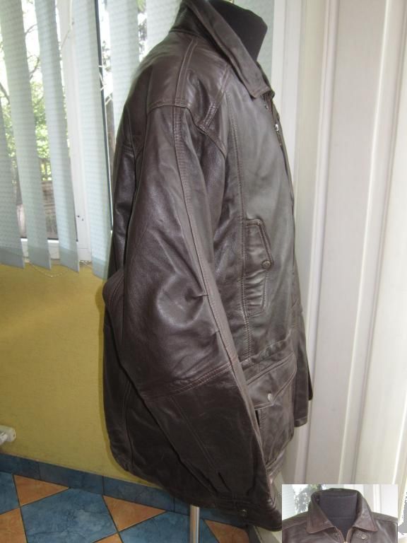 Фото 3. Большая мужская кожаная куртка Real Leather. Германия. Лот 983