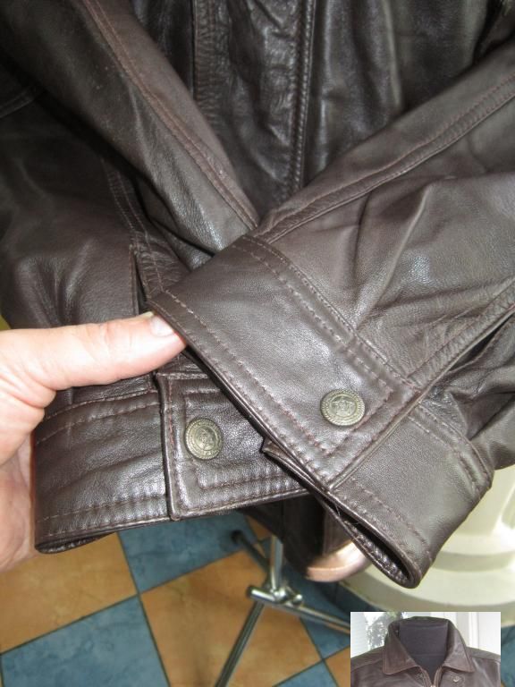 Фото 4. Большая мужская кожаная куртка Real Leather. Германия. Лот 983