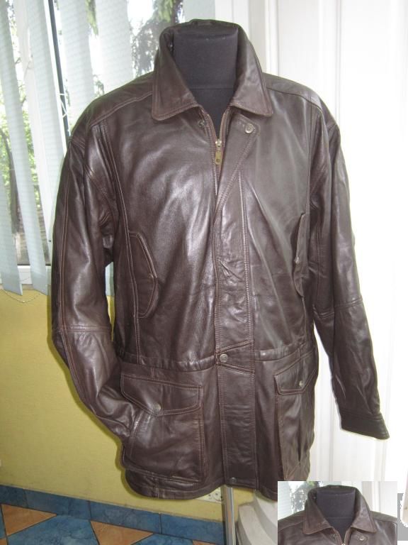 Фото 5. Большая мужская кожаная куртка Real Leather. Германия. Лот 983