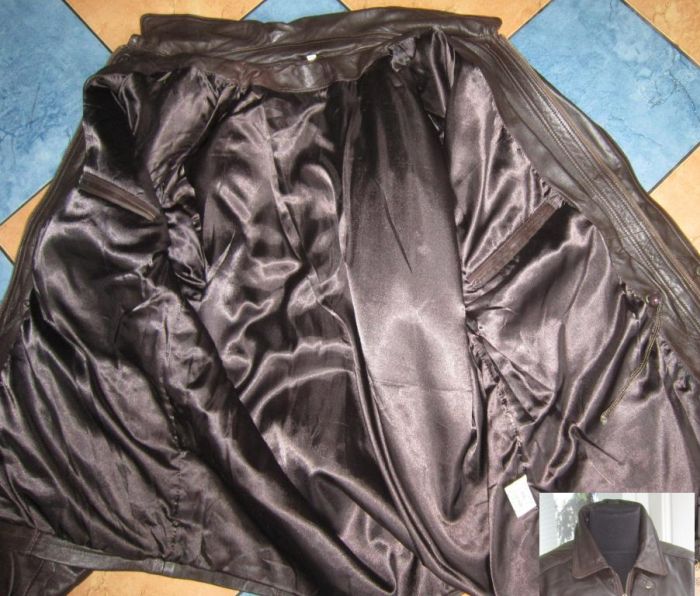 Фото 6. Большая мужская кожаная куртка Real Leather. Германия. Лот 983