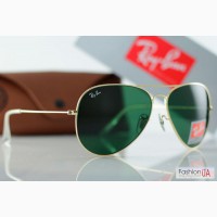 Сонцезахисні окуляри Ray-Ban Aviator RB 3027 green/gold