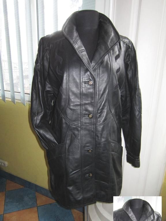 Стильная женская кожаная куртка ECHT LEDER. Лот 438