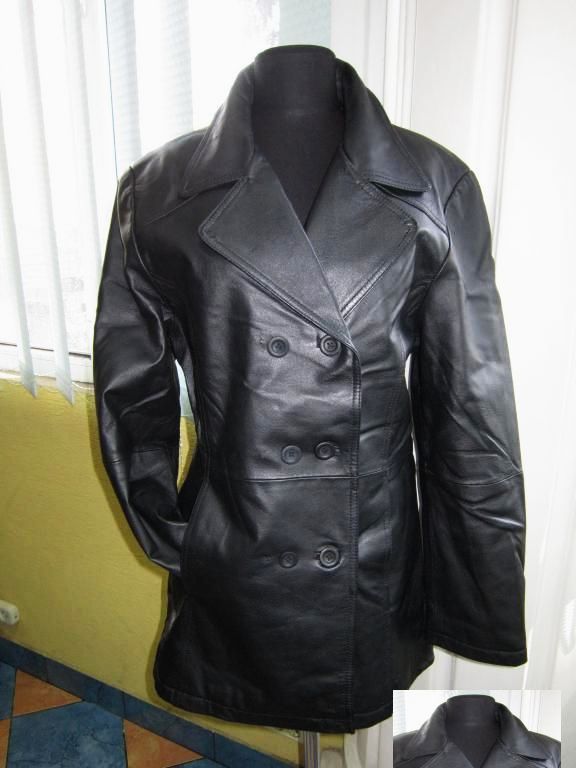 Классическая женская кожаная куртка YESSICA. Лот 442