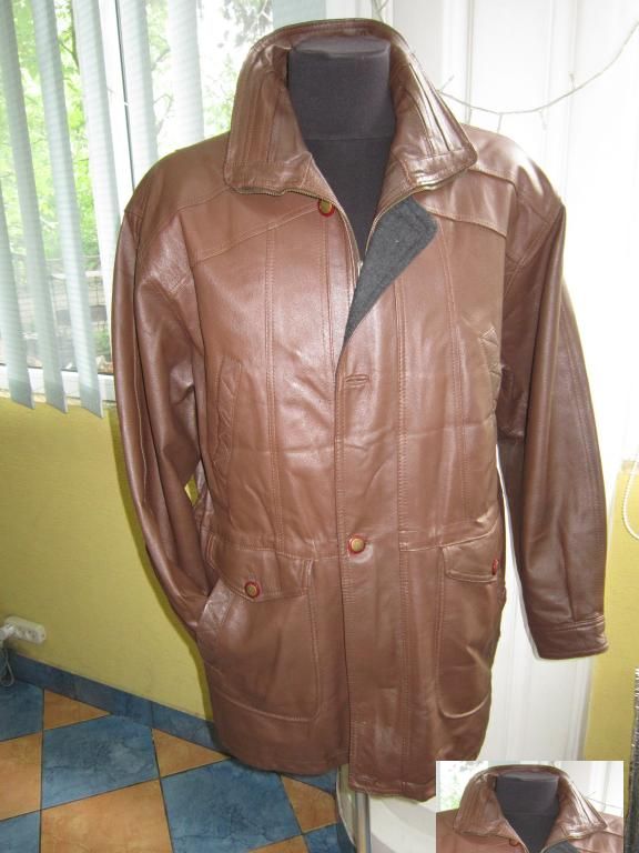 Кожаная утеплённая мужская куртка SMOOTH City Collection. Германия. Лот 523