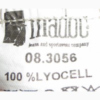 Мужская джинсовая рубашка Madoc Jeans XXL укр 58/60 100% Lyocell лиоцелл