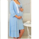 Халаты трикотажные для беременных и кормящих женщин