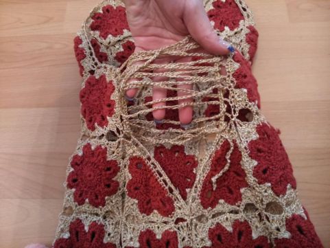 Фото 6. Платье нарядное вязаное