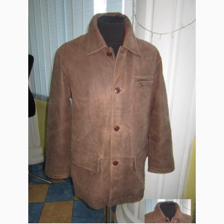 Большая утепленная кожаная мужская куртка MILESTONE. Германия. Лот 872