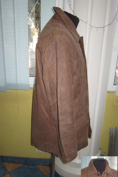 Фото 6. Большая утепленная кожаная мужская куртка MILESTONE. Германия. Лот 872