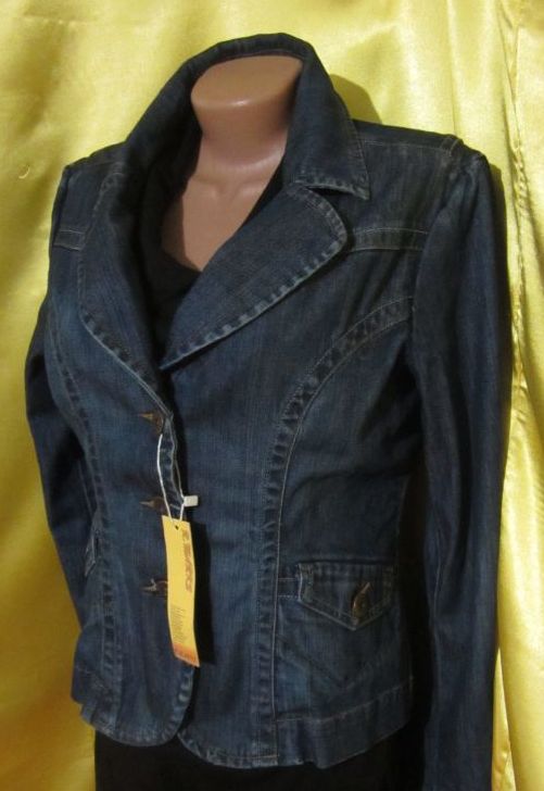 Фото 2. Женский джинсовый пиджак R.MARKS, размер L. Лот 402