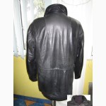 Утеплённая стильная кожаная мужская куртка CANDA. Лот 445