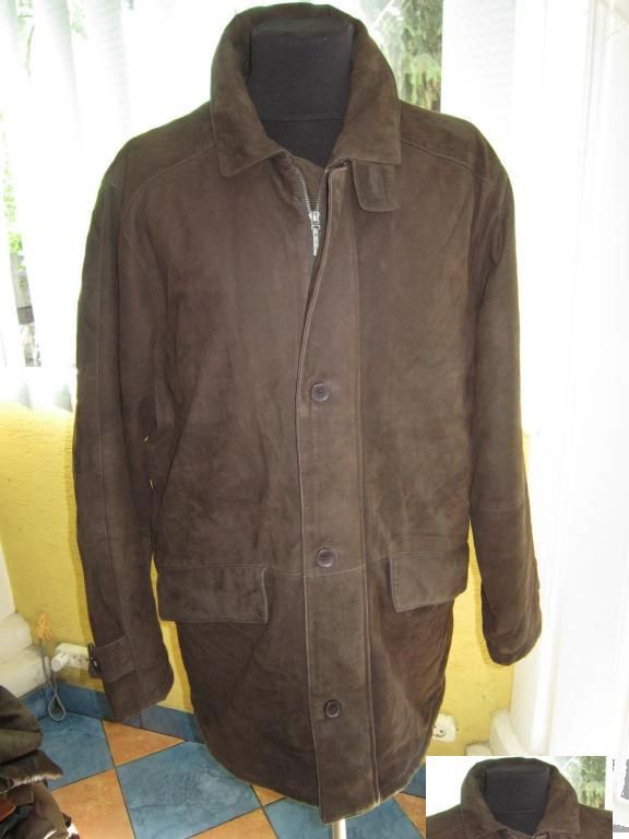 Фото 2. Утеплённая классическая кожаная мужская куртка MILESTONE. Лот 512